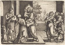 Christ Surrounded by Children. Creator: Georg Pencz.