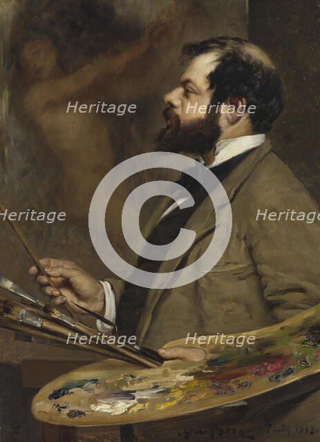 The Artist Ernst Josephson, 1883. Creator: Axel Leonard Borg.