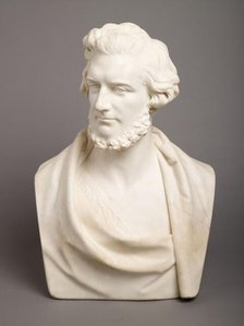 Bust of Felix Mendelssohn-Bartholdy, 1850. Creator: Peter Hollins.