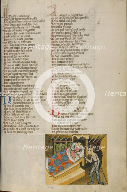 The Dream of Nebuchadnezzar: The Dream Interpreters before Nebuchadnezzar, about 1400-1410. Creator: Unknown.