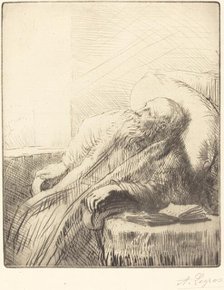 Convalescent (Le convalescent). Creator: Alphonse Legros.