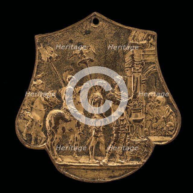 Mucius Scaevola, second half 15th century. Creator: Master IO.FF..