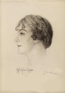 Portrait of Jane Misme (1865-1935). Creator: Gérardin, Marthe Antoine (1884-1952).