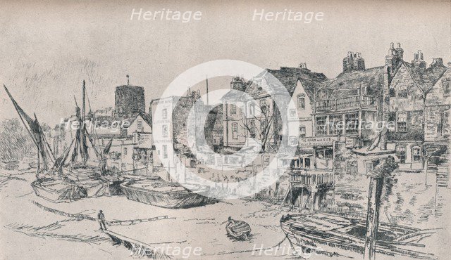 Adam and Eve: Old Chelsea, 1879, (1903). Artist: James Abbott McNeill Whistler