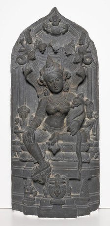 Snake Goddess Manasa, Pala period, c. 11th century. Creator: Unknown.