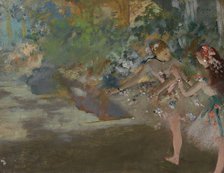 Two Dancers on a Stage, c1880. Creator: Degas, Edgar (1834-1917).