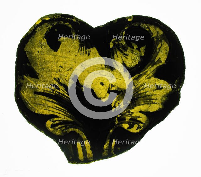 Glass Fragment, European, 14th century (?). Creator: Unknown.