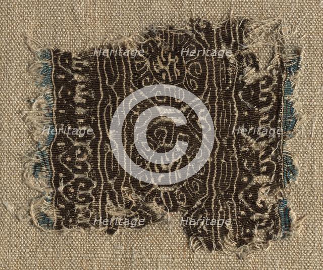 Fragment of a Tiraz-Style Textile, 1130 - 1149. Creator: Unknown.