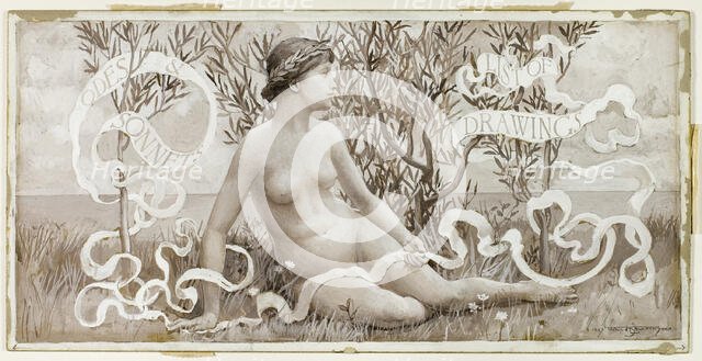 Odes and Sonnets List of Drawings, 1887. Creator: Will H. Low.