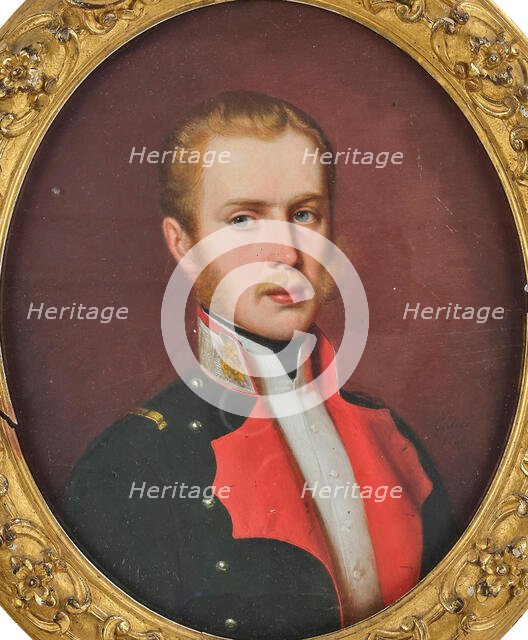 Portrait of Archduke Karl Ludwig of Austria (1833-1896), 1858. Creator: Jele, Caspar (1814-1893).