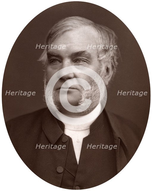Rev Robert Gregory, MA, Canon Residentiary of St Paul's Cathedral, 1877.Artist: Lock & Whitfield