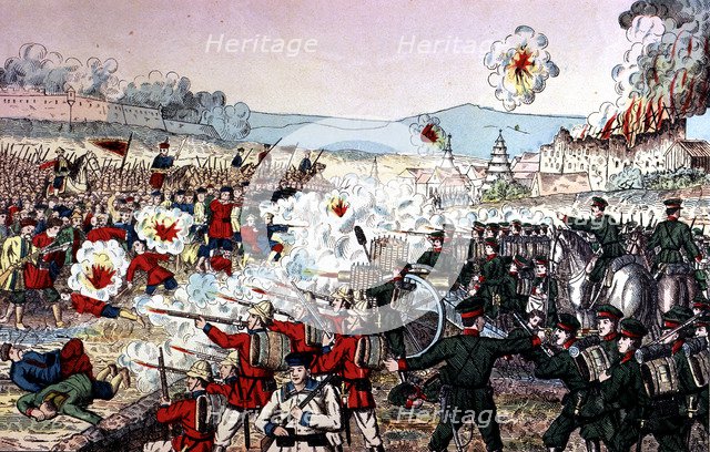 Boxers War, battle in Tien-Tien, 1900.