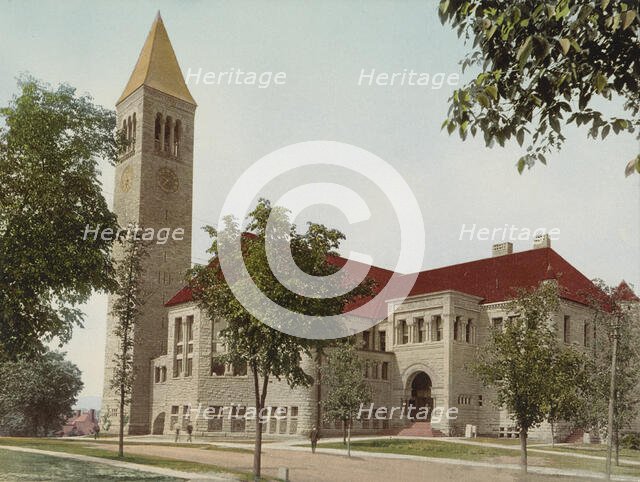 The Library, Cornell University, ca 1900. Creator: Unknown.