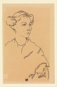 Lilly Steiner, 1918. Creator: Schiele, Egon (1890-1918).