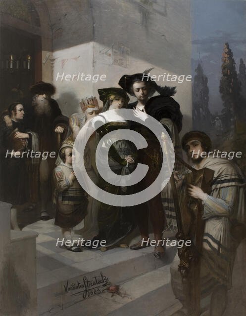 Song about the Destruction of Jerusalem, 1883. Creator: Wandalin Strzalecki.