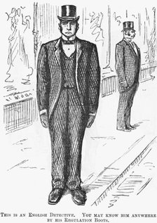 'This is an English Detective...', 1888. Artist: Unknown