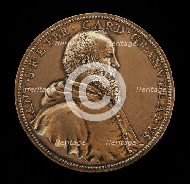 Antoine Perrenot, 1517-1586, Bishop of Arras 1540, Cardinal Granvelle 1561, c. 1560. Creator: Jacques Jonghelinck.