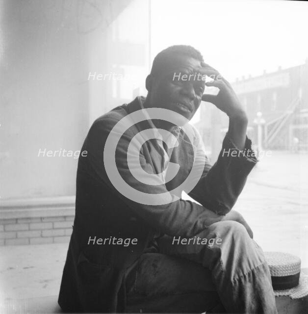 Negro in Greenville, Mississippi, 1936. Creator: Dorothea Lange.