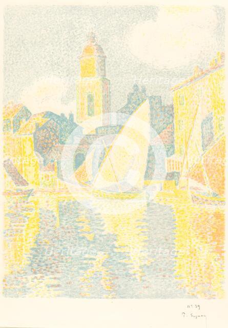 St. Tropez: The Port (Saint-Tropez: Le port), 1897/1898. Creator: Paul Signac.