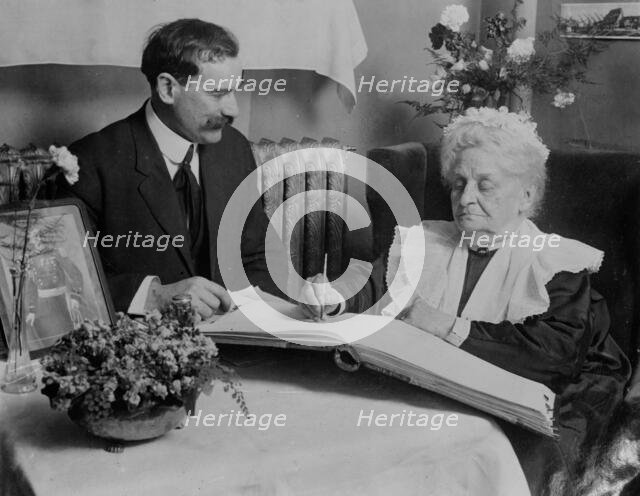 Mary Kennon Evans registers, between c1910 and c1915. Creator: Bain News Service.