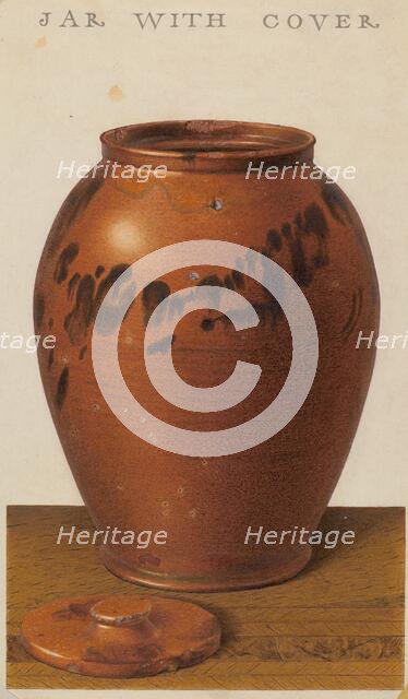 Covered Jar, c. 1939. Creator: Alfred Parys.