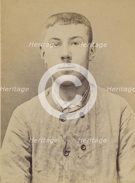 Leger. Joseph. 16 ans, né à Marseille (Bouches-du-Rhône). Jardinier. Fabrication d'engins ..., 1894. Creator: Alphonse Bertillon.