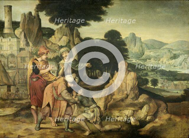 Parable of the Prodigal Son, 1538. Creator: Cornelis Massys.