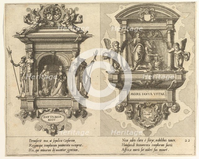 Cœnotaphiorum (22), 1563. Creators: Johannes van Doetecum I, Lucas van Doetecum.