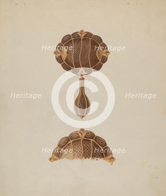 Brooch, c. 1936. Creator: Bertha Semple.