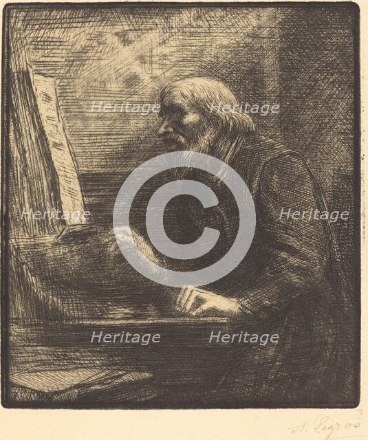 Choirmaster (Le maitre de chapelle). Creator: Alphonse Legros.