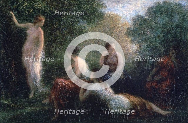 'Arcadia, Woman Bathing', 1836-1904. Artist: Henri Fantin-Latour