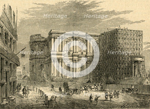 'The Rebuilding of St. Paul's', (1897). Creator: Unknown.