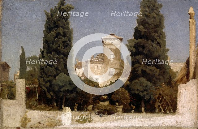 The Villa Malta, Rome, 1860s. Artist: Leighton, Frederic, 1st Baron Leighton (1830-1896)