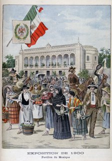 The Mexican pavilion at the Universal Exhibition of 1900, Paris, 1900. Artist: Unknown