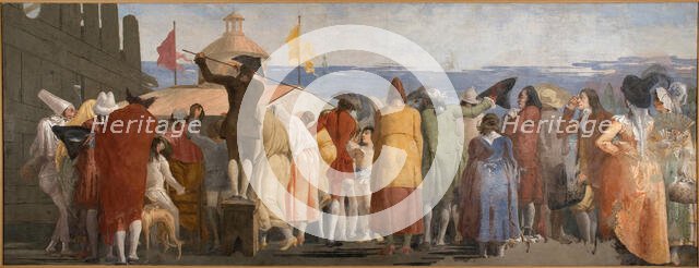 Mondo Novo, 1791. Creator: Tiepolo, Giandomenico (1727-1804).