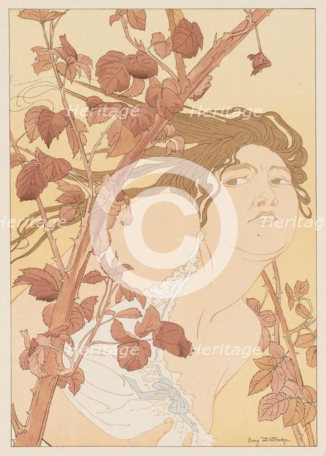 In the Brambles (Dans les Ronces), 1898. Creator: Henri Detouche (French, 1854-1913).