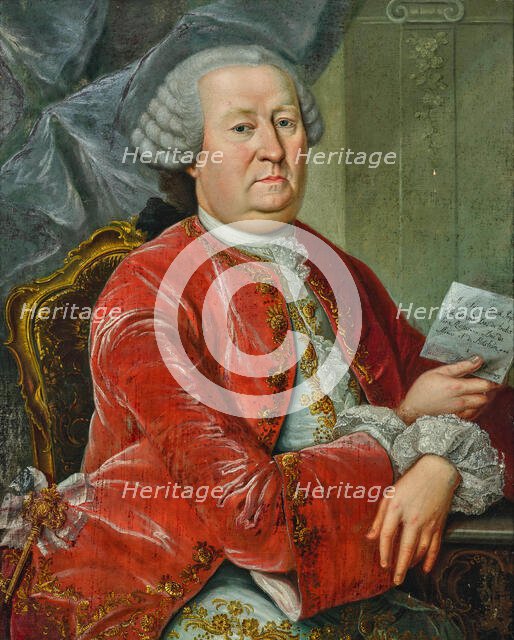Portrait of Henning Friedrich Graf von Bassewitz (1680-1749), 18th century. Creator: Unknown artist.