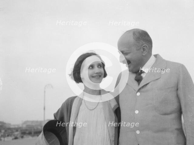 Rothbart, Albert, Mr., and Anna Rothbart, portrait photograph, between 1920 and 1935. Creator: Arnold Genthe.