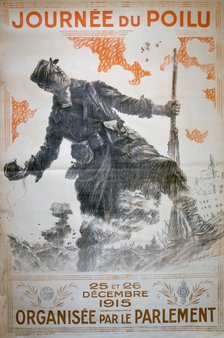 'Journée du Poilu 25 et 26 Décembre 1915', French World War I poster, 1915. Artist: Maurice Neumont