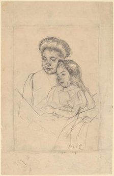 The Picture Book (No. 1), c. 1901. Creator: Mary Cassatt.