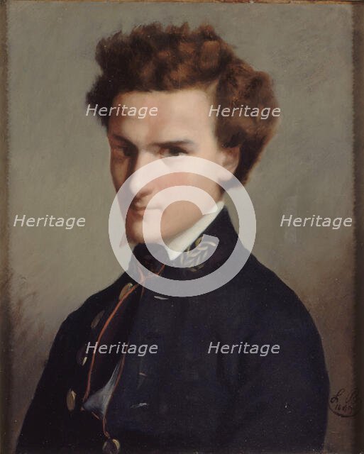 Portrait of Henri Rochefort (1830-1913), 1849. Creator: Anonymous.