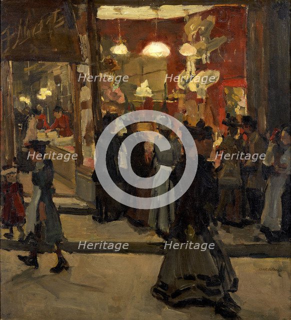 Mars's hat shop at the Nieuwendijk in Amsterdam, 1893.