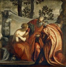Susannah and the Elders, Last quarter of 16th century. Creator: Veronese, Paolo (1528-1588).