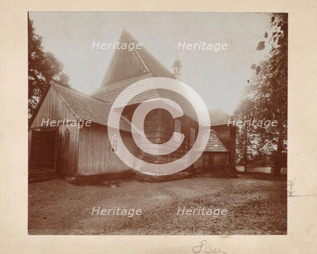 Church of St Catherine - general view from the south-west, Ryglice, between 1905-1915. Creator: Unknown.
