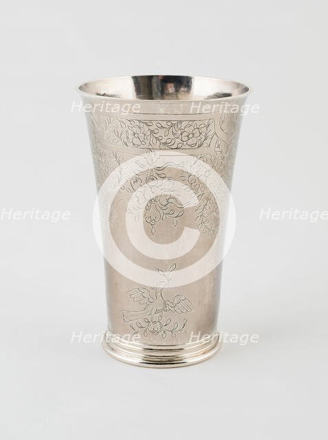Beaker, Netherlands, c. 1640. Creator: Unknown.
