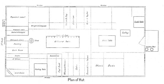 'Plan of Hut', c1910–1913, (1913). Artist: Unknown.