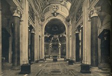 'Roma - Interior of the Basilica of the Holy Cross of Jerusalem', 1910. Artist: Unknown.