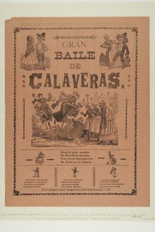 Grand Ball of Calaveras, 1906. Creator: José Guadalupe Posada.