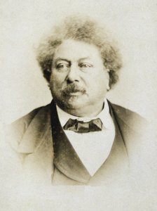 Alexandre Dumas the Elder, French novelist and playwright, c1850-1870. Artist: Unknown