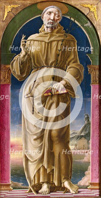 Saint Anthony of Padua. Artist: Tura, Cosimo (before 1431-1495)